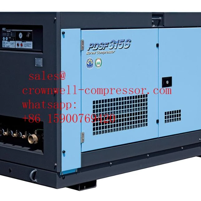 PDS390S PDSF315S AIRMAN portable screw compressor ENGINE ISUZU