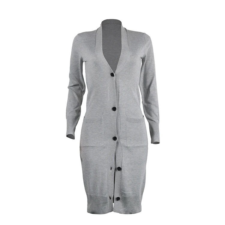 OEM ODM Wholesale M8286 fashion loose women wool blend knit blank cardigan sweaters for women white wool cardigan sweater