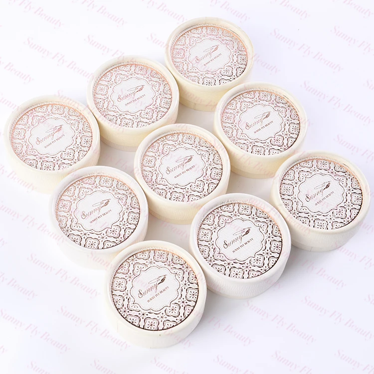 
 Круглая коробка, корейский производитель, бесплатные образцы, накладные ресницы  