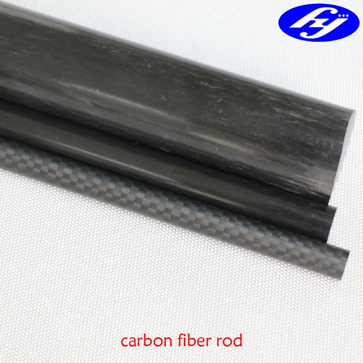 matte glossy CFRP Pultrusion carbon fiber / 3K carbon fiber fabric Rod