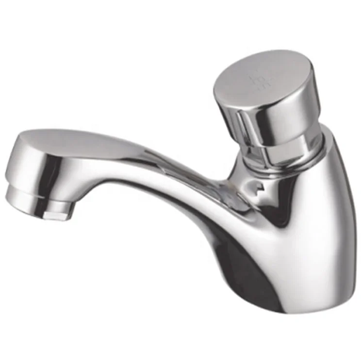 Самозакрывающийся кнопочный кран, смеситель с низким давлением, с задержкой времени, с автоматическим закрытием, для холодной воды