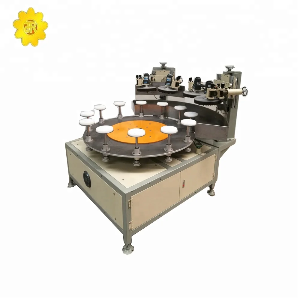 Multi-station ceramic tableware cup/bowl edge cleaning machine