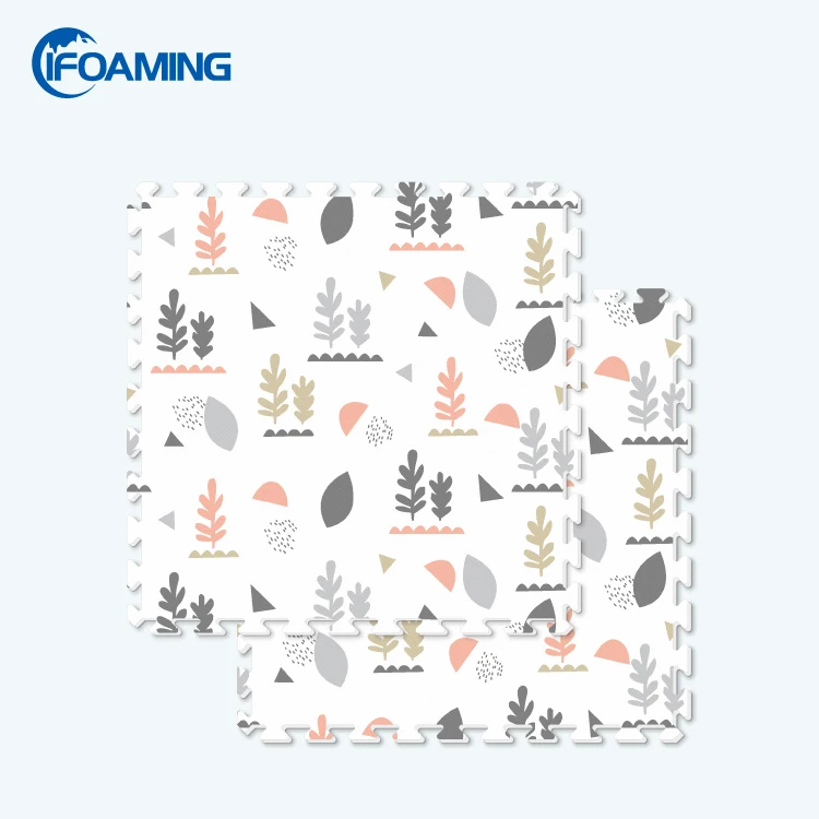 Factory sell foam mat children baby puzzle floor EVA puzzle floor  crawling mat game mat