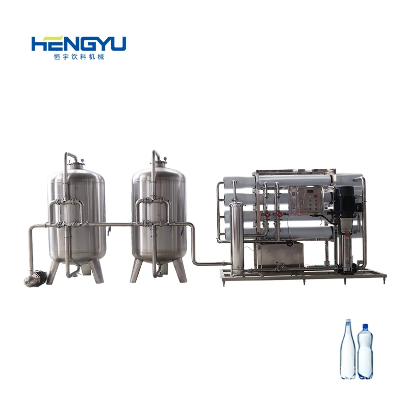 Hengyu chemical plant/mineral water processing machine/water treatment system plant sodium ion exchanger tratamiento del agua