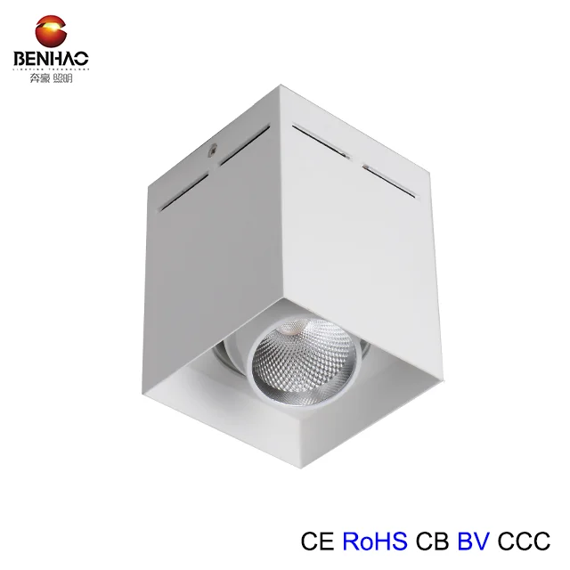 ceiling square surface down light 20 watt Quartet Surface mounted square cob 18 watt led downlight With CE RoHS