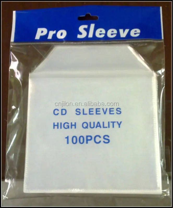 JILONG YIZU Clear Plastic PP+Non-woven CD DVD Cover