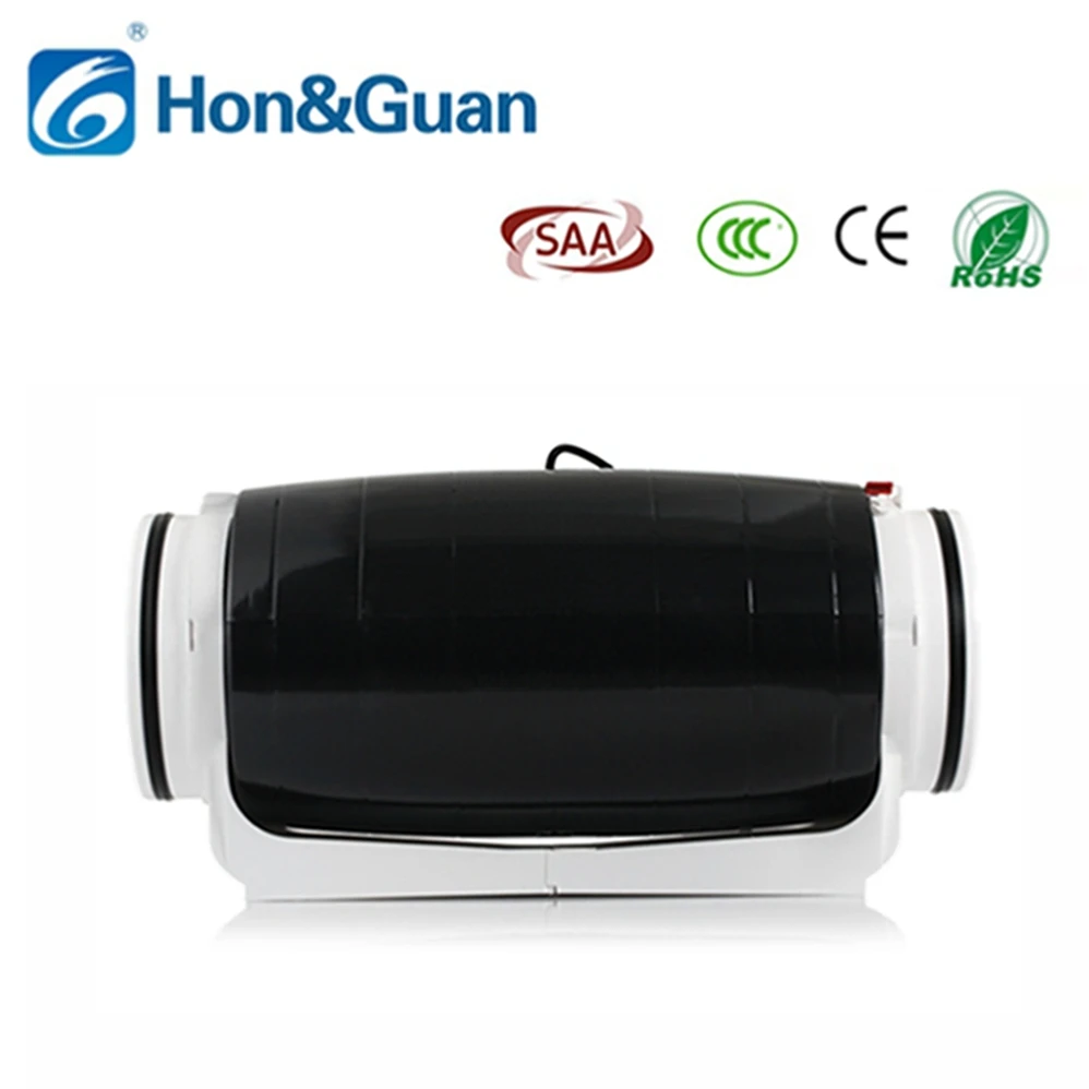 200mm line Duct Quite Booster Hydroponics Exhaust Cooling Fan