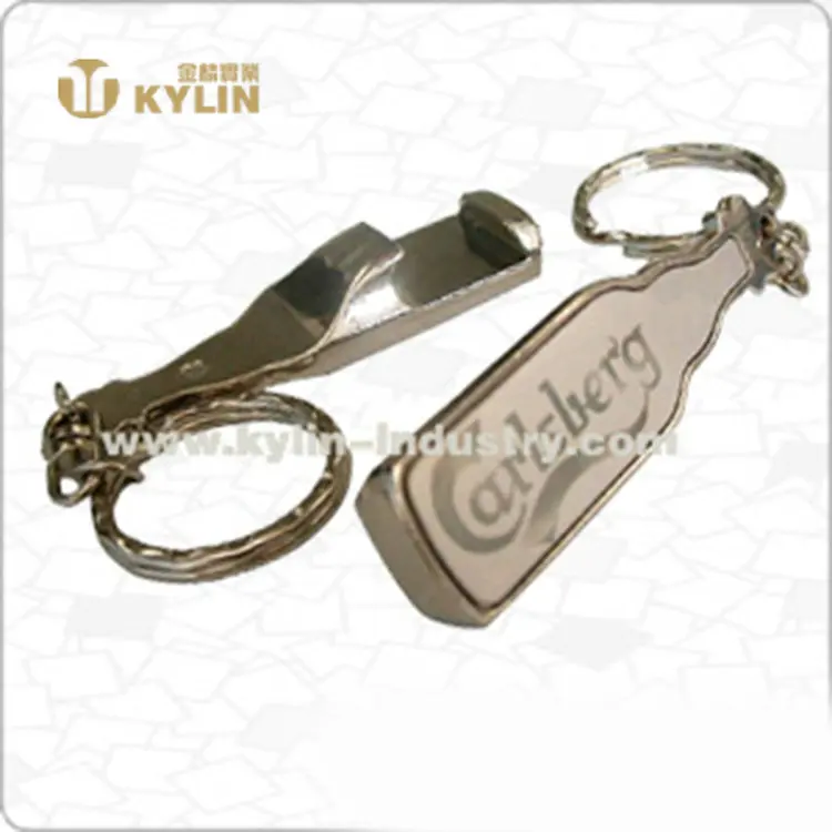 China quality custom metal bottle opener keychain