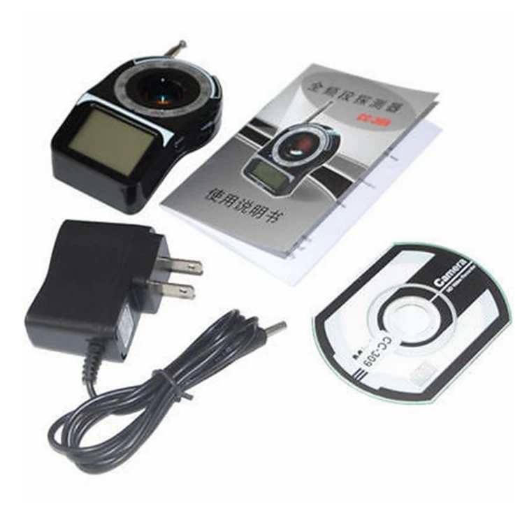 CC309 RF Signal Bug Detector Anti Camera GSM GPS Full-Range Scan Audio Bug Finder