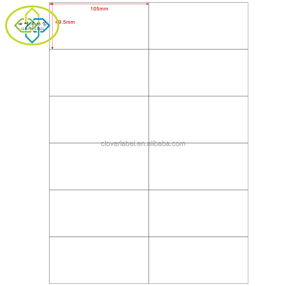 Клейкая доставка этикеток 4 на лист адресная наклейка бумага a4 Размер для струйного лазерного принтера
