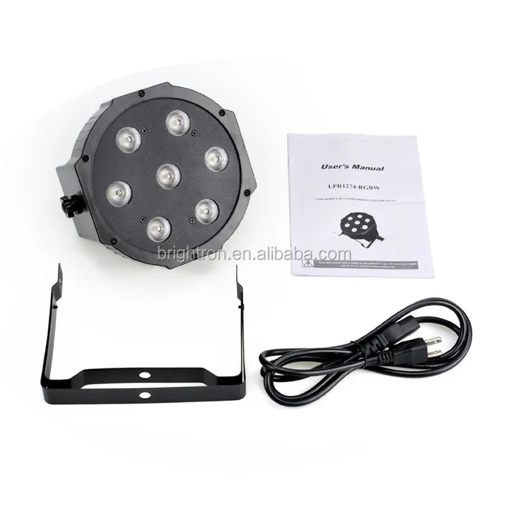 Микро-пульт дистанционного управления 7 * 10w красочный мигающий участник