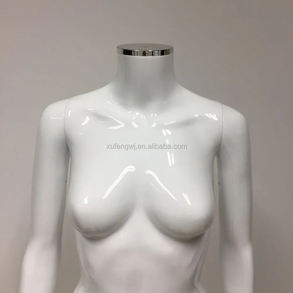 Headless Glossy White Dummy Spray Paint Woman Model High Quality For Wedding Dress Display Mannequin Accept Color Custom