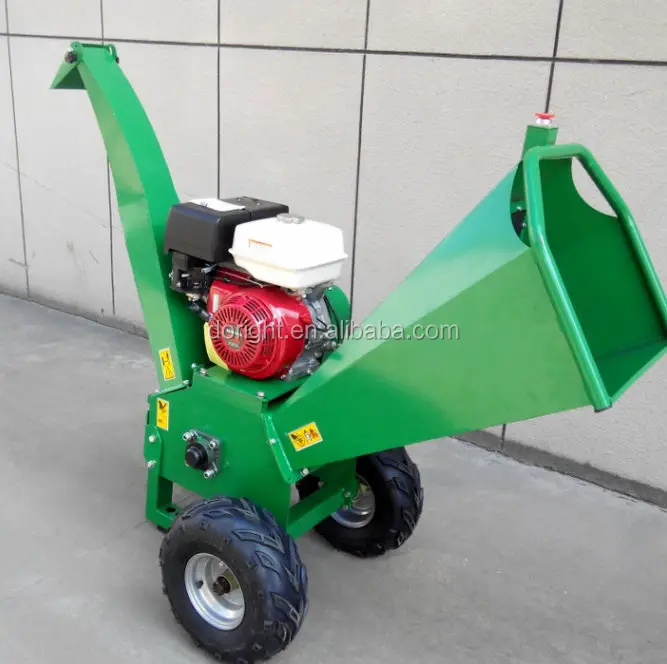 
B&S 420cc, Kohler 429cc, Honda 389cc gas engine cheap China tree branch wood chipper machine 