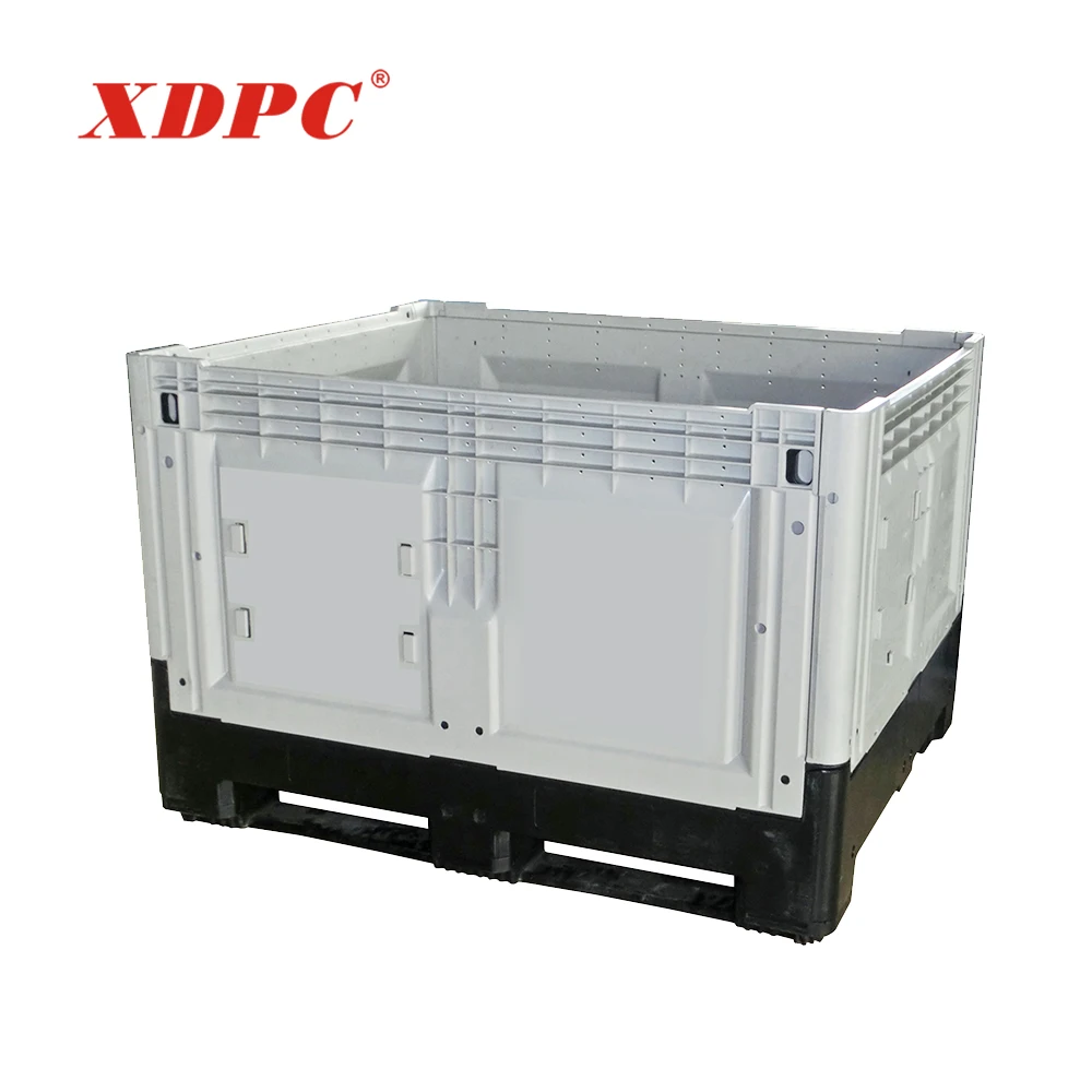 XDPC 1210 folding mesh plastic pallet box container cage