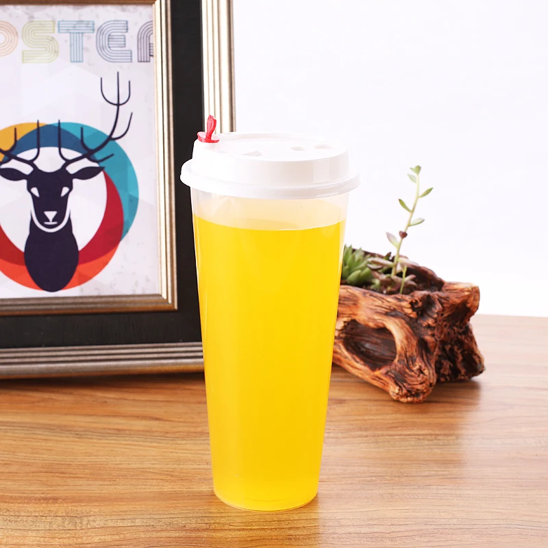 Boba Bubble Tea Cups Smoothie Milkshake Cups PP Plastic Factory Supplies Hotsale 16oz 24oz Beverage Clear Plastic Cups 200 Cc