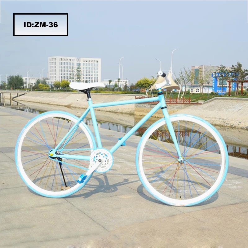 Заводская поставка, Высокоуглеродистая сталь, Односкоростной фиксированный велосипед