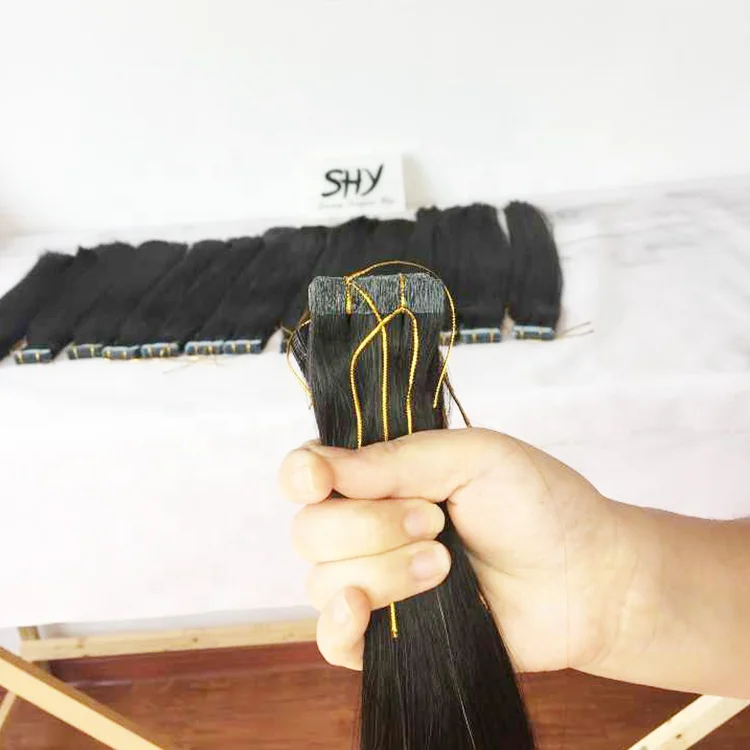 Wavy Highlight Tape Hair Extensions Indian