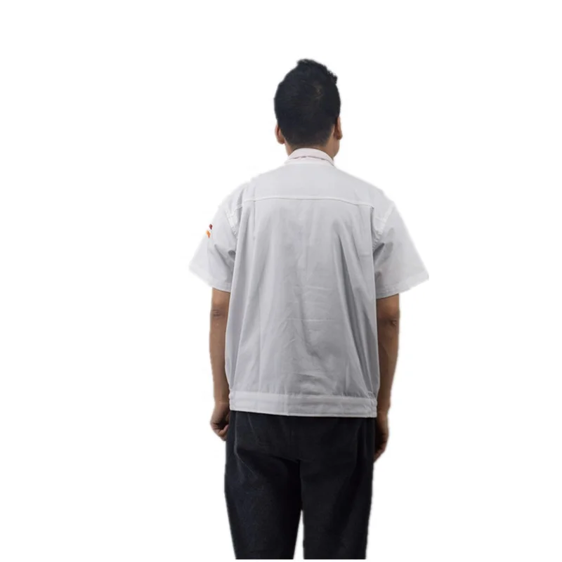 
high quality Free To Printed Logo cleaning clothing Working Suit food industry overalls 