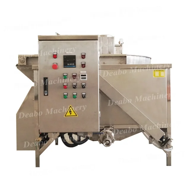 SS304 Stainless steel batch production oil fryer for small pallet crispy snacks for food factory