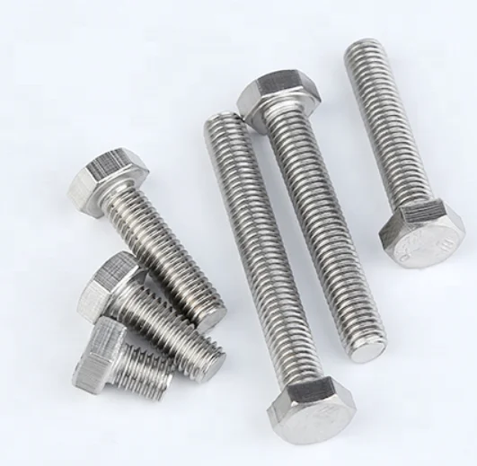 
DIN931 DIN933 high strength/quality hexagon head bolts 