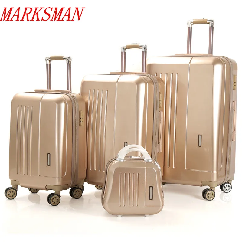 Fashion trolley suitcase 4pcs luggage bags travel luggage sets