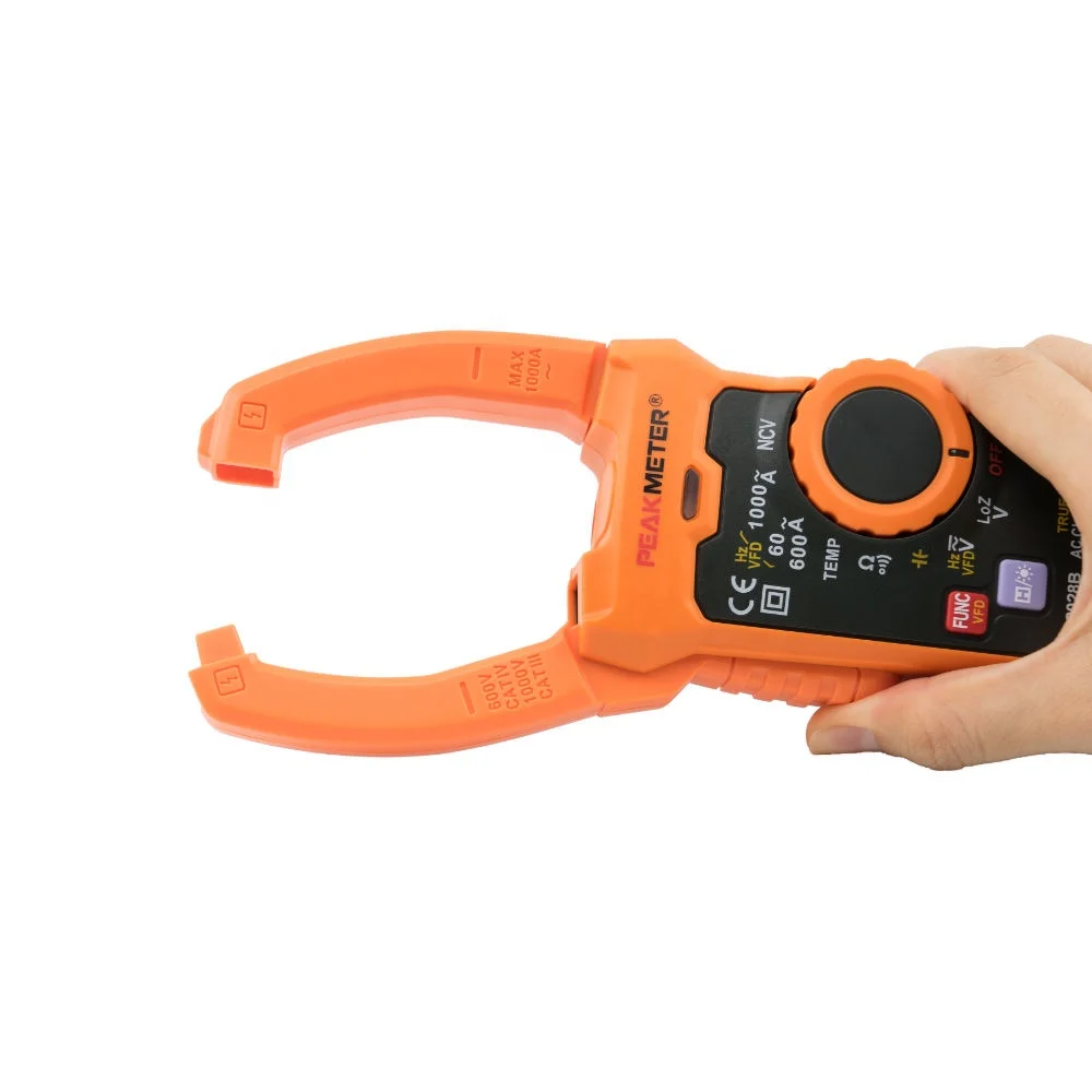 Лидер продаж, цифровой токоизмеритель переменного тока PM2028B с аналоговой гистограммой, Бесконтактный индикатор напряжения и истинное среднеквадратичное значение