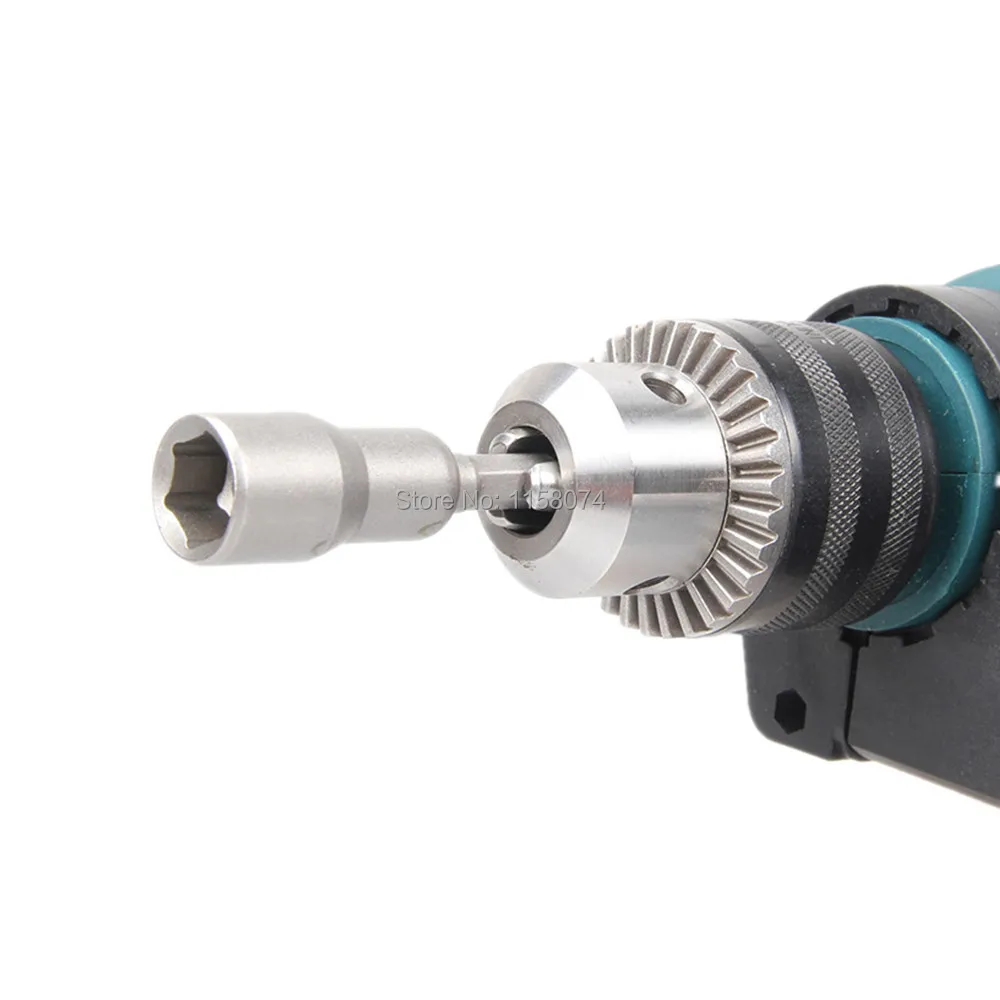 Detail Feedback Questions About 8pcs 6 13mm Magnetic Hex Socket Nut Metric Socket Magnetic Nut Driver Set Adapter Drill Bit Hex Shank