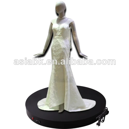 
3d сканирования поворотный круг для манекен с свадебное платье 