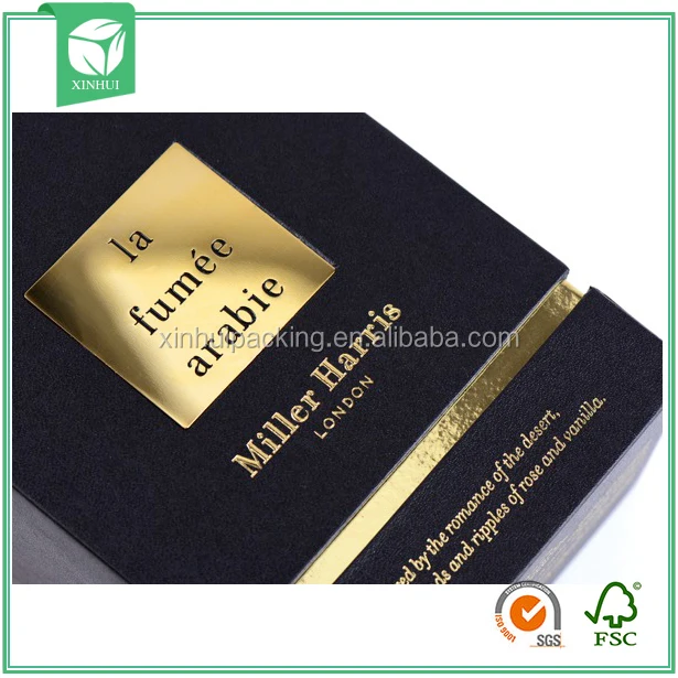 Luxury Perfume Box Custom Foil Stamped Box Perfume box packaging and printing