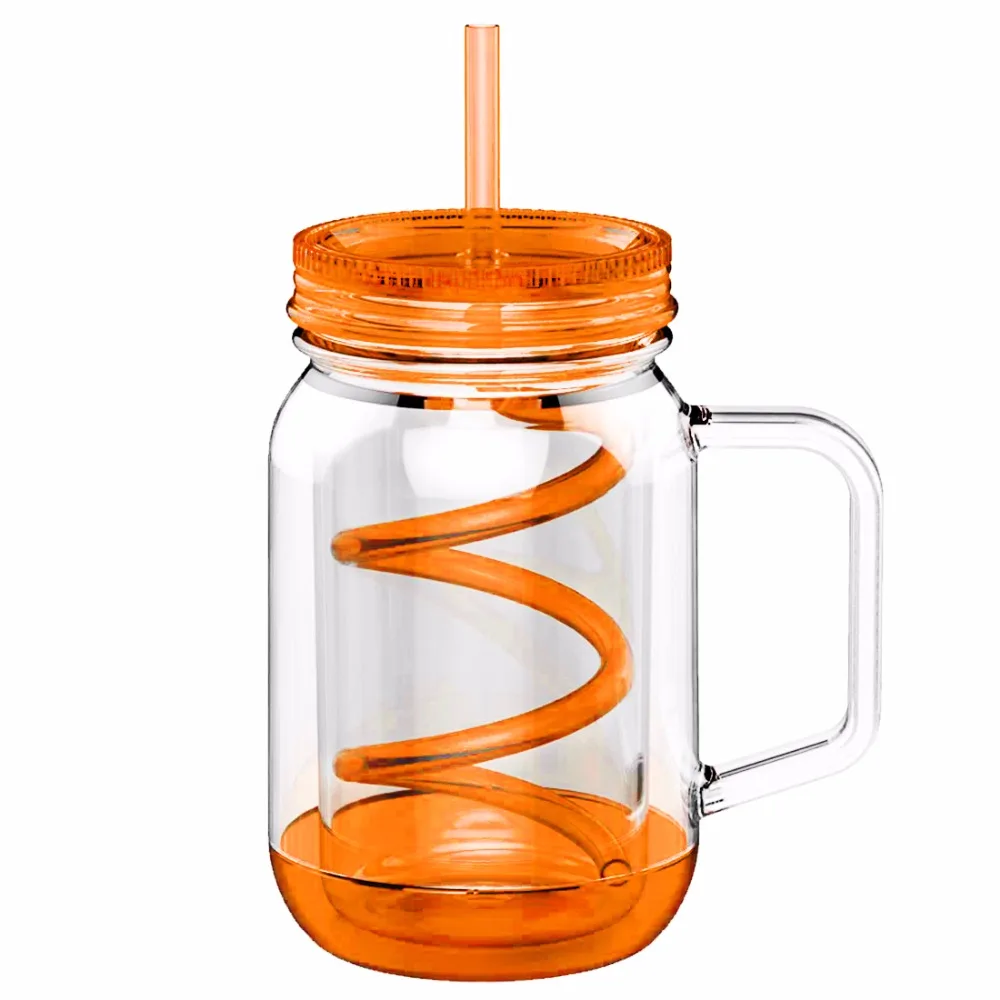 
Good Quality china product 16OZ Drinking plastic mason jars wholesale 