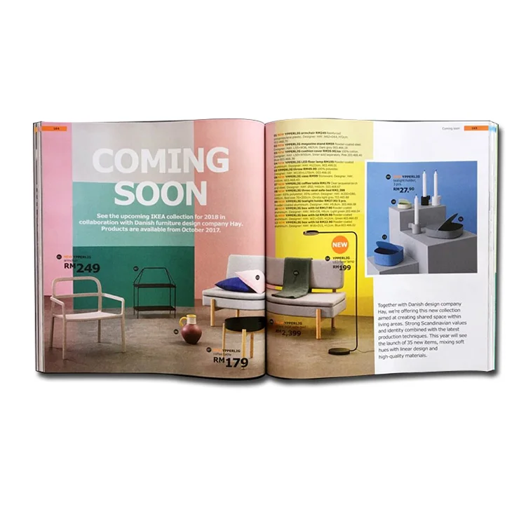 custom marketing business magazines flyers brochure booklet catalogue printing service