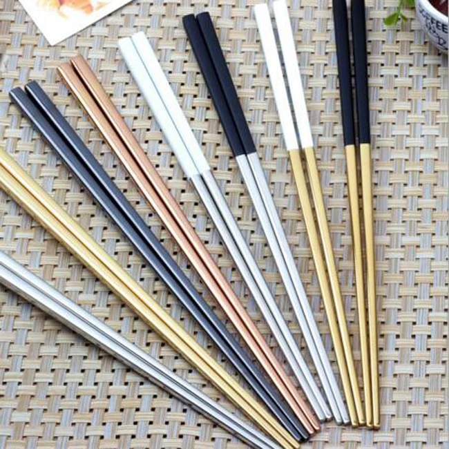 
New Design Stainless Steel Sushi Chopsticks 