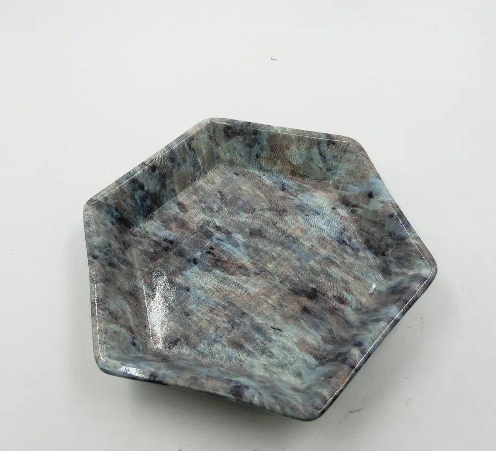 Wholesale square Ceramic Marble Jewelry Dish Trinket Tray