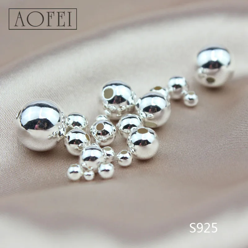 Фабрика горячих продаж аксессуары кулон 8 мм стерлингового серебра 925 бусины женские украшения DIY производство