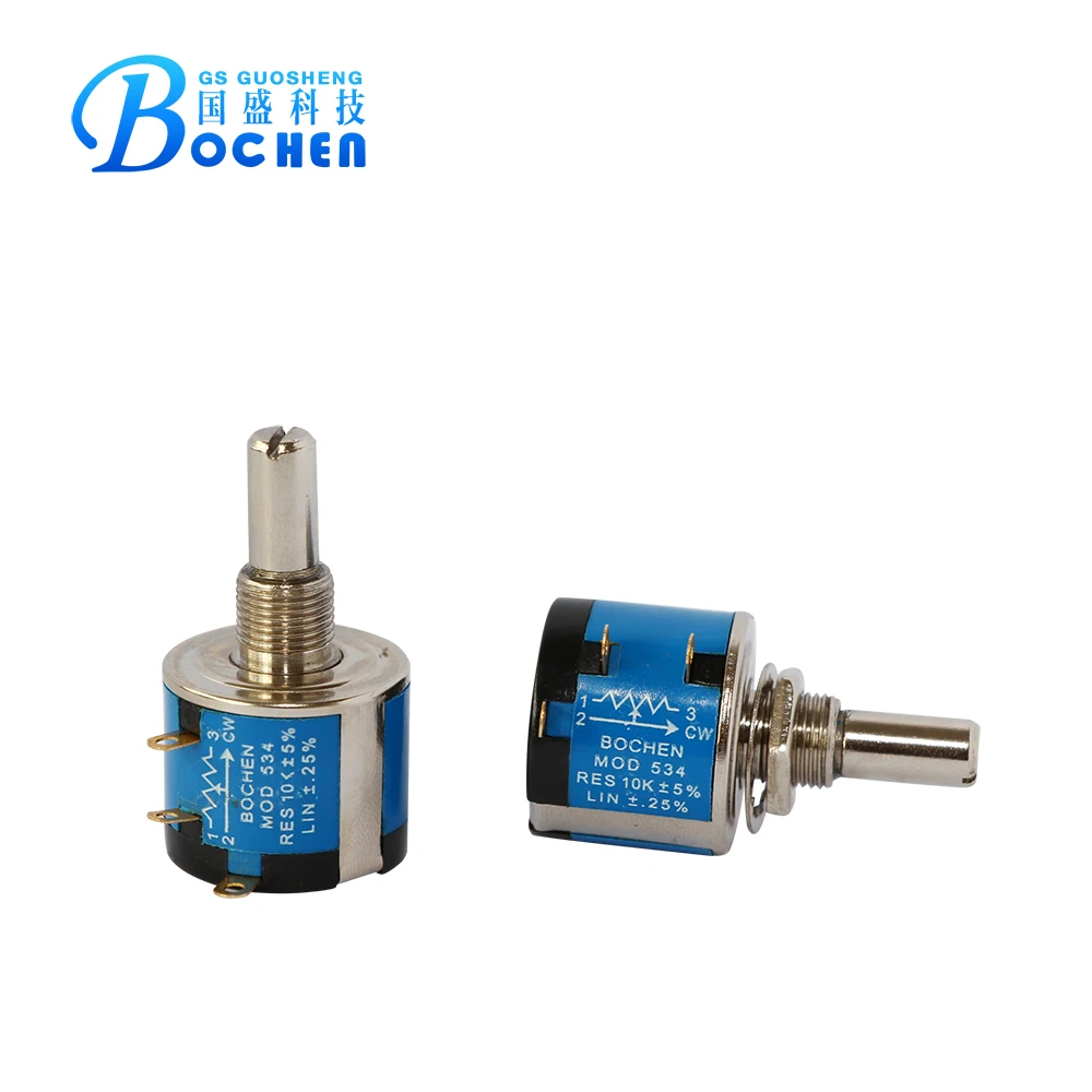 RoHS BOCHEN 534 single-turn precision multiturn potentiometer with cover