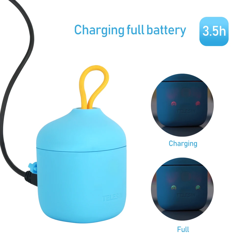 Telesin Allin Box Charger for LP-E6 Battery Charger  for  Canon 7D 6D 5D II III 5Ds R 70D 60D 80D Camera battery LP-E6