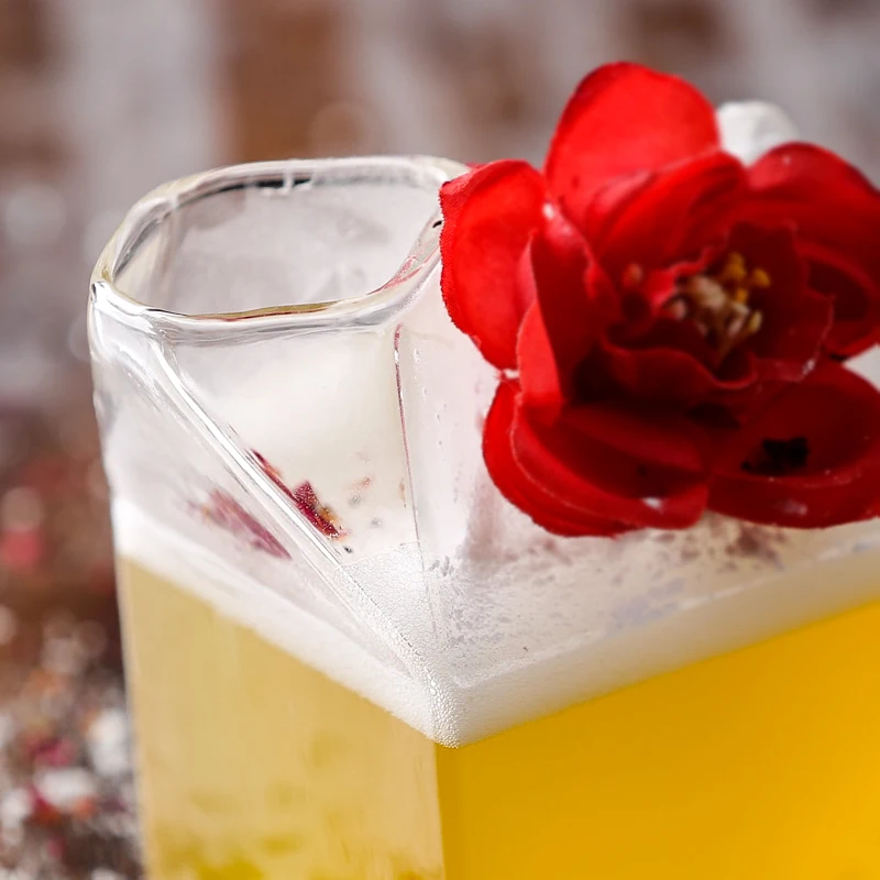 250 мл Хрустальный контейнер для завтрака коробка Детские коробки для молока Новинка стеклянные стаканы для молока