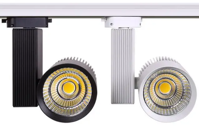 110V 220V 277V 120Lm/W 20W 25W 30W 35W 40W 45W COB светодиодный Трековый