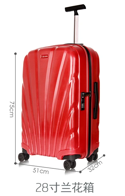 Custom Tag High Quality Carbon Fiber Travel Carry-on Trolley Bag Luggage Sets Suitcase
