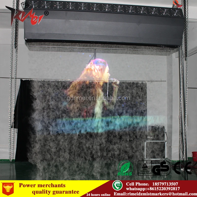 2017 new 1M Downward spray humidifier mist maker projector fog screen