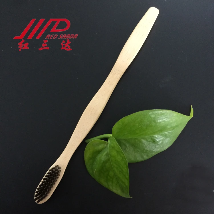 BSCI factory yangzhou bamboo toothbrush oral adult teeth care sharpen bristle