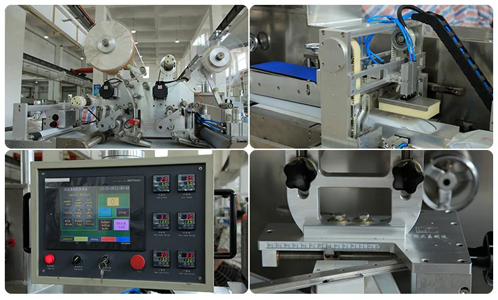 Baby wipes packing machine diaper wipes packing  and lady wipes machine servo machine