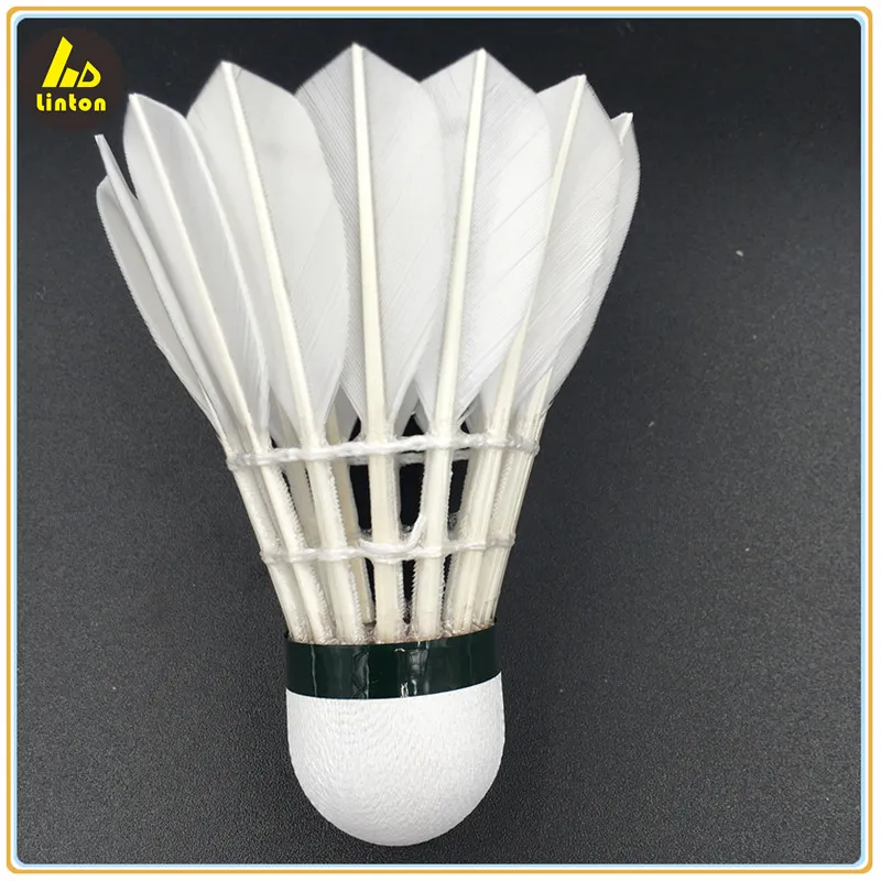 Chinese factory best sale in Korea goose feather with lowest price badminton shuttlecock