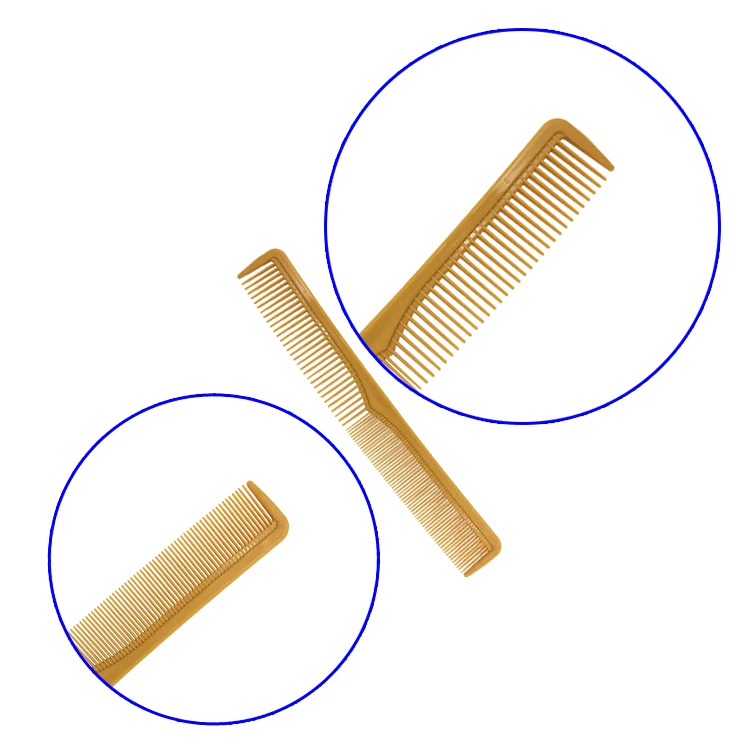 Top Sale Disposable 7 inch Salon Coloured Plastic Cutting Hair Styling Comb