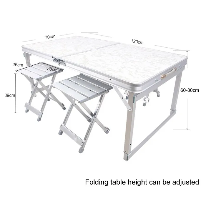 
Low Price Portable Exhibition Plastic Folding Table 