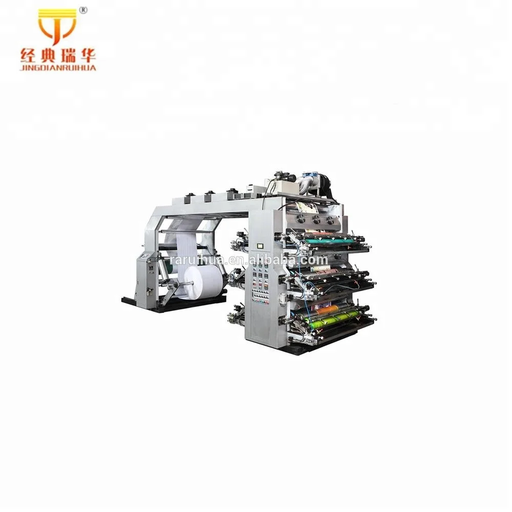 GYT 6 Color Flex Printing Machine Roll PP Woven Sack Flexo Printing Machine