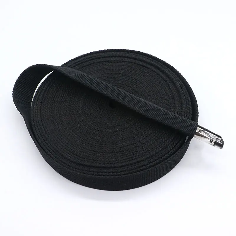 Stock 2cm 2.5cm 3.2cm 3.8cm 5cm Black Hollow Tubular PP Webbing Tape