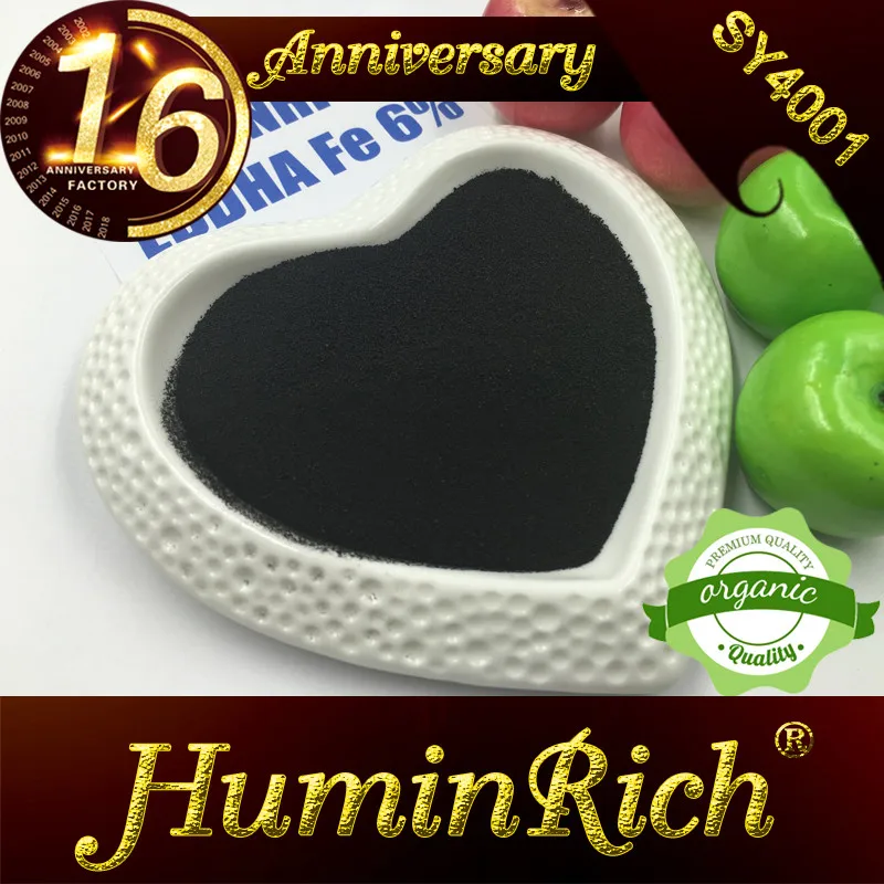 HuminRich Micro-Irrigation Fertilization Prevent Yellow Leaf Disease Fe Eddha Iron 6 Chelate