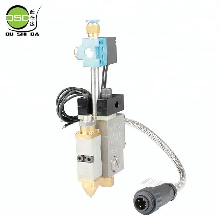 Customized Adhesive Spray Gun Hot Melt Glue Machine Dispensing Module Gun for Box Sealing Carton Packaging