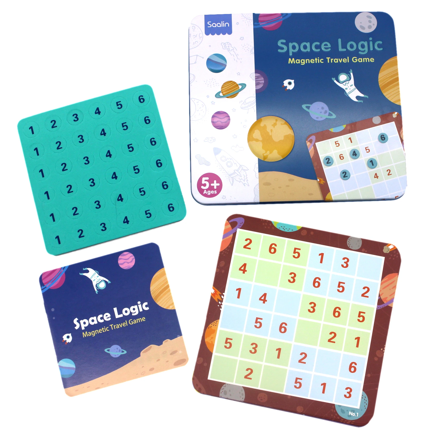 Новинка 2019, популярная Магнитная настольная игра Saalin 5 +